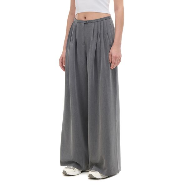 Cropp Cropp - Hlače sa širokim nogavicama - srednjesivo