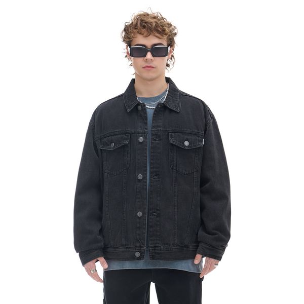 Cropp Cropp - Jakna od trapera - crno