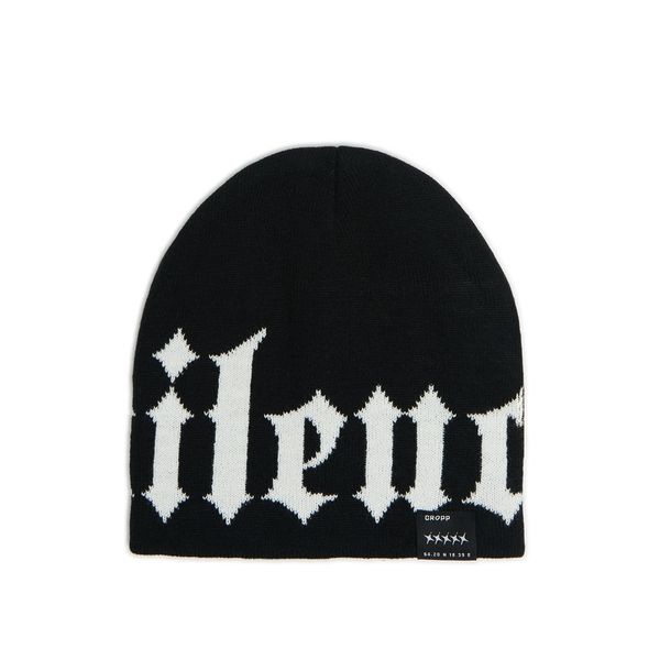 Cropp Cropp - Kapa beanie s printom - bijela
