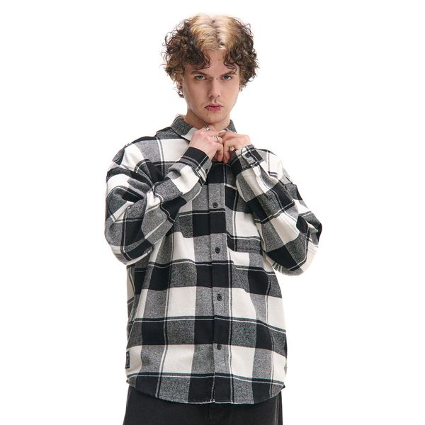 Cropp Cropp - Karirana košulja - bijela