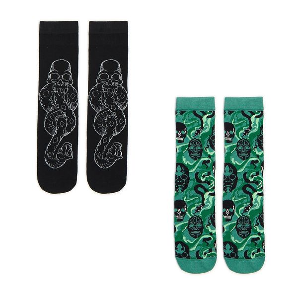 Cropp Cropp - Komplet od 2 para čarapa Harry Potter - zelena