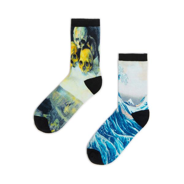 Cropp Cropp - Komplet od 2 para čarapa - mornarsko plava