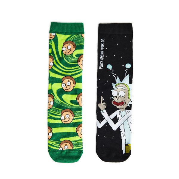 Cropp Cropp - Komplet od 2 para čarapa Rick and Morty - Crna