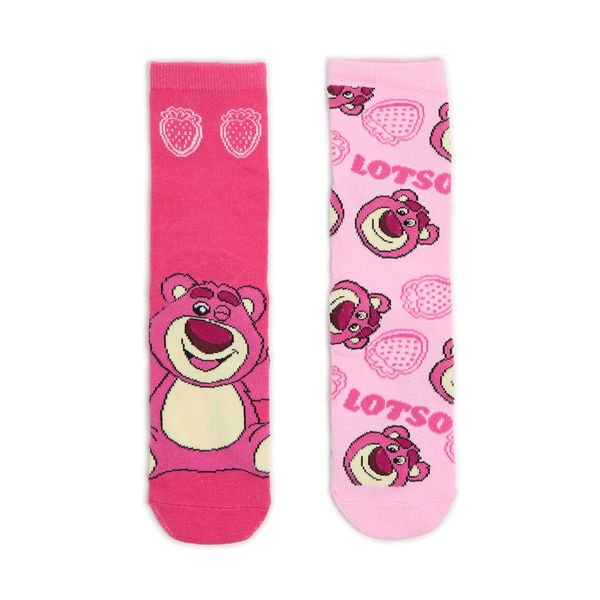 Cropp Cropp - Komplet od 2 para čarapa s uzorkom Lotso Toy Story - pastelnoružičasto