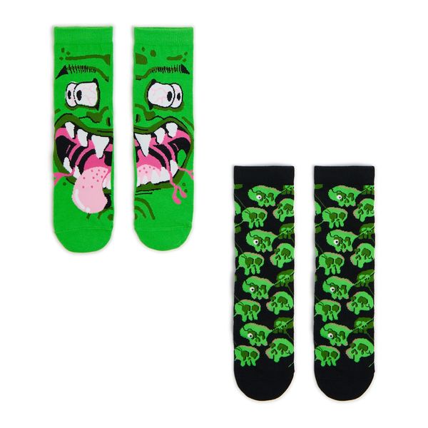 Cropp Cropp - Komplet od 2 para čarapa - zelena