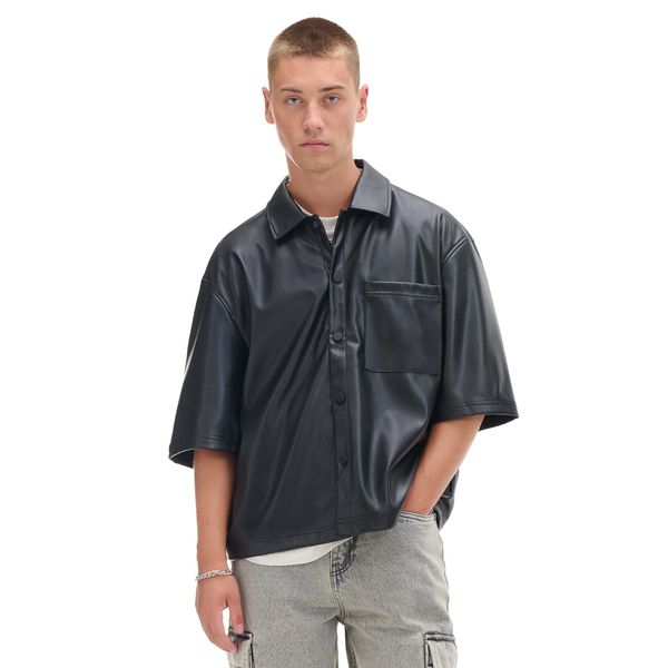 Cropp Cropp - Košulja s džepom - crno