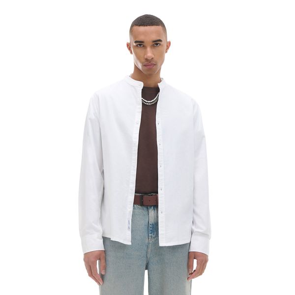 Cropp Cropp - Košulja s kineskim ovratnikom - bijela