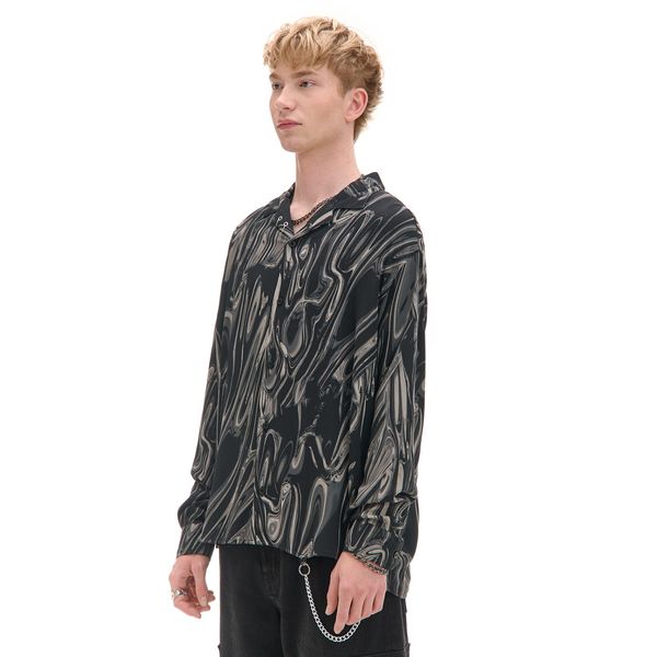 Cropp Cropp - Košulja s uzorkom - crno