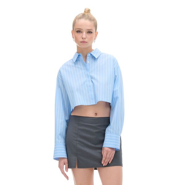 Cropp Cropp - Kratka košulja - svjetloplavo