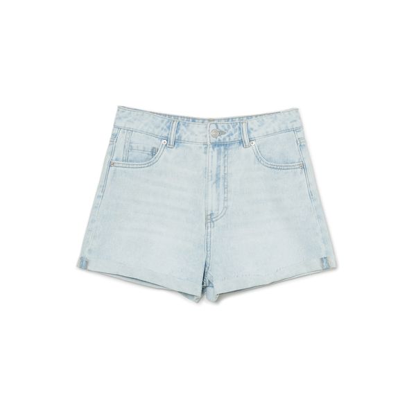 Cropp Cropp - Kratke hlače od trapera - bljedoplavo