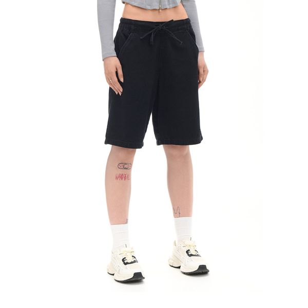Cropp Cropp - Kratke hlače od trapera - crno