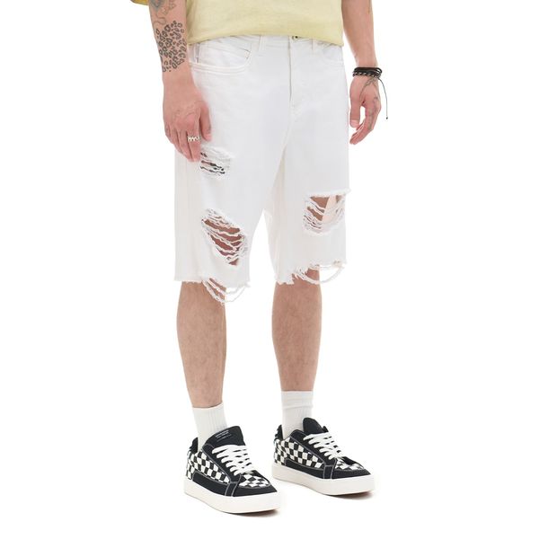 Cropp Cropp - Kratke hlače od trapera - krem