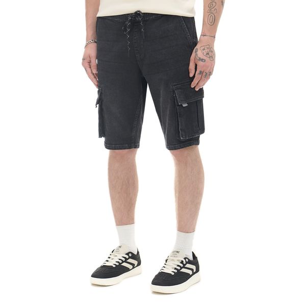 Cropp Cropp - Kratke hlače od trapera - siva