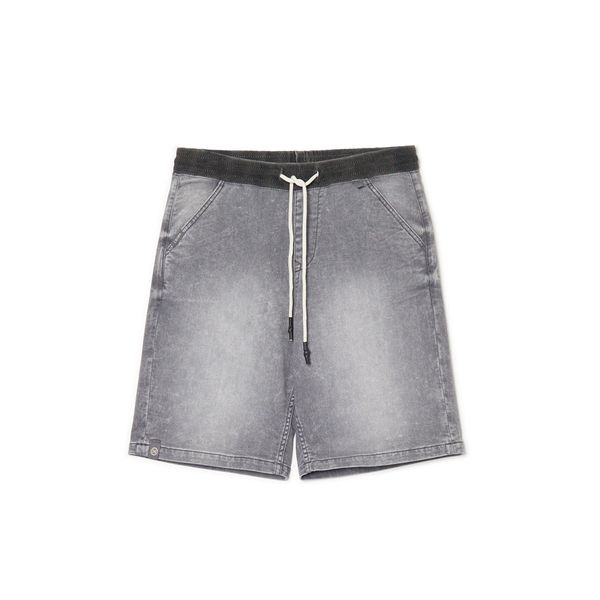 Cropp Cropp - Kratke hlače od trapera - svijetlo siva