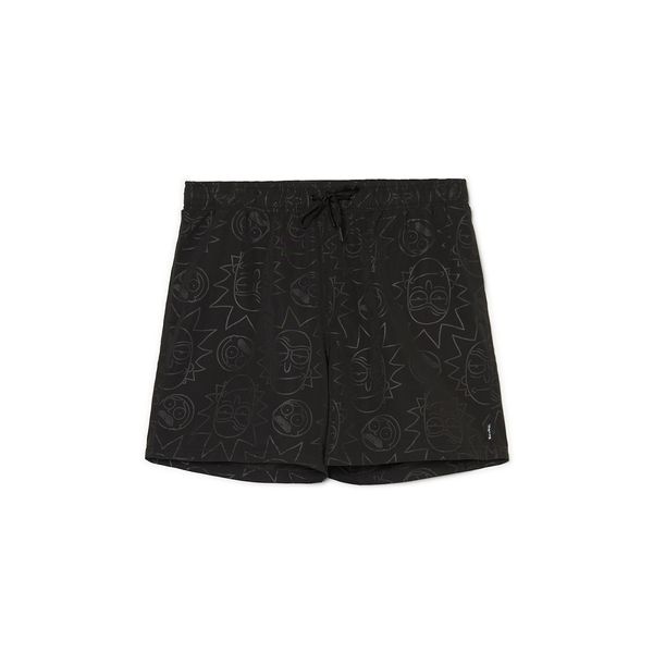 Cropp Cropp - Kupaće bermude Rick and Morty - crno