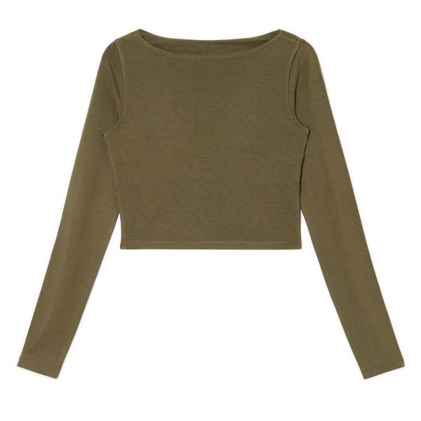 Cropp Cropp - Majica dugih rukava - prljavosmeđe