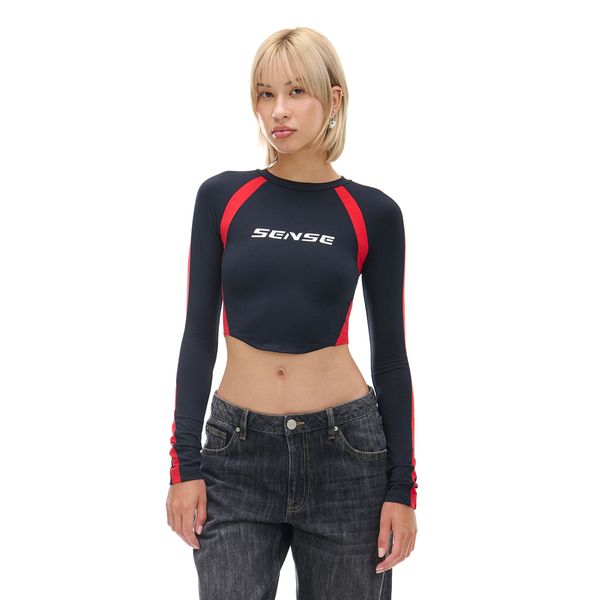 Cropp Cropp - Majica dugih rukava s printom - crno