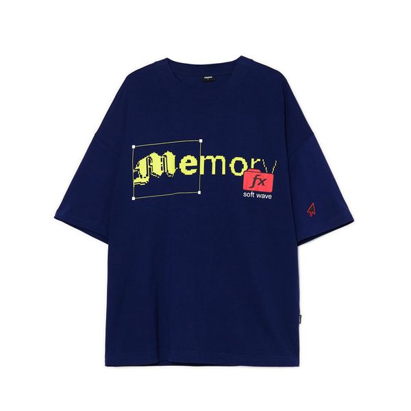 Cropp Cropp - Majica kratkih rukava s printom - mornarsko plava