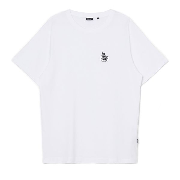 Cropp Cropp - Majica kratkih rukava s vezom - Bijela