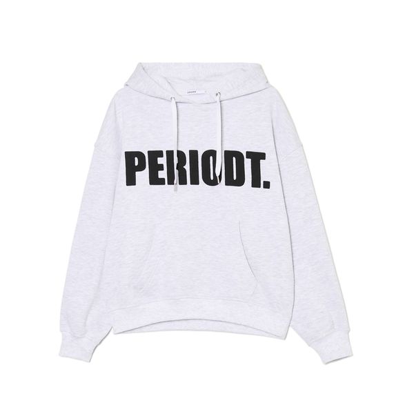 Cropp Cropp - Majica s kapuljačom s printom - svijetlo siva