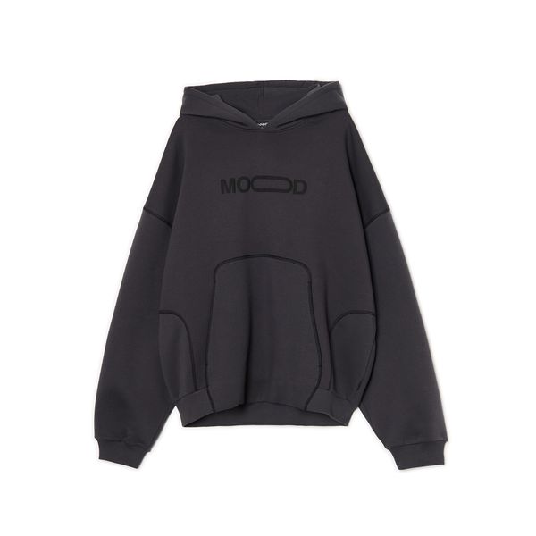 Cropp Cropp - Majica s kapuljačom - tamnosivo