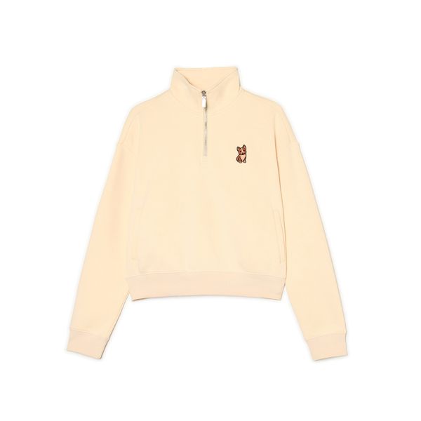 Cropp Cropp - Majica s podignutim ovratnikom - bež