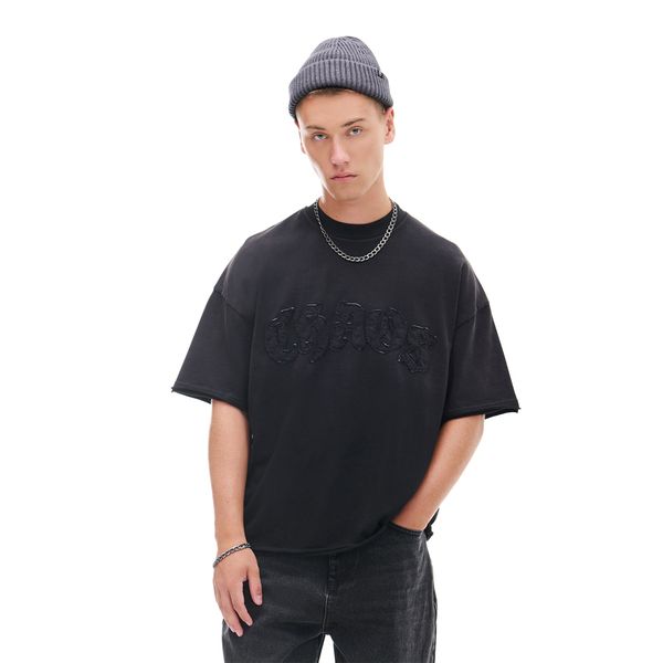 Cropp Cropp - Majica s vezom - crno