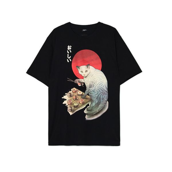 Cropp Cropp - MEN`S T-SHIRT - crno