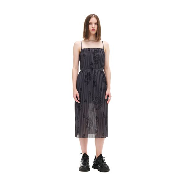 Cropp Cropp - Midi haljina cvjetnog uzorka - čeličnozeleno