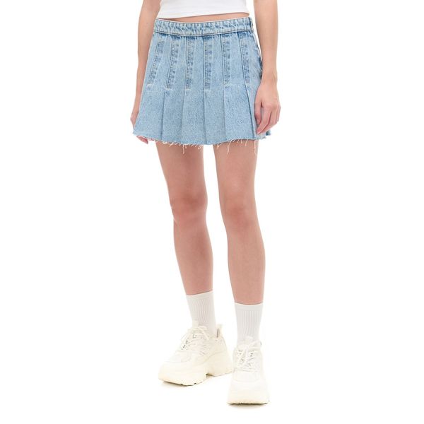 Cropp Cropp - Mini suknja od trapera - bljedoplavo