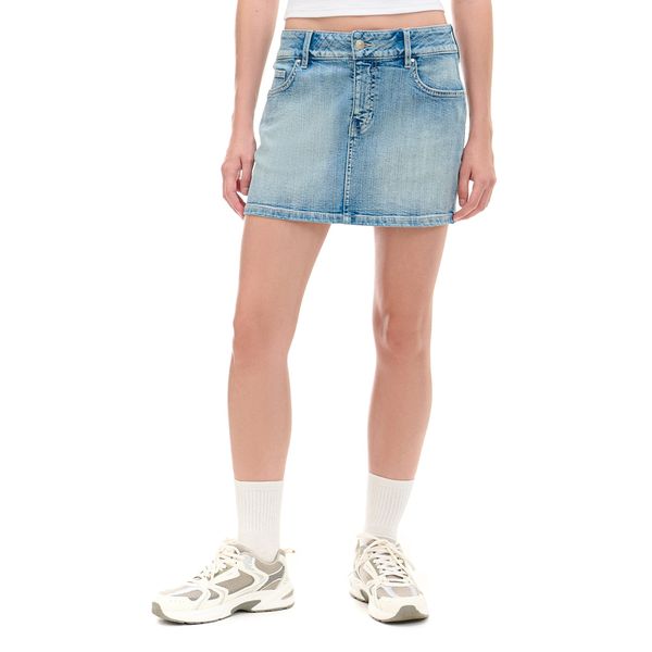 Cropp Cropp - Mini suknja od trapera - svjetloplavo