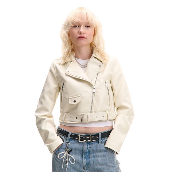 Cropp Cropp - Motoristička jakna - bijela