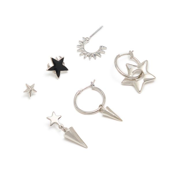 Cropp Cropp - Naušnice - srebrna