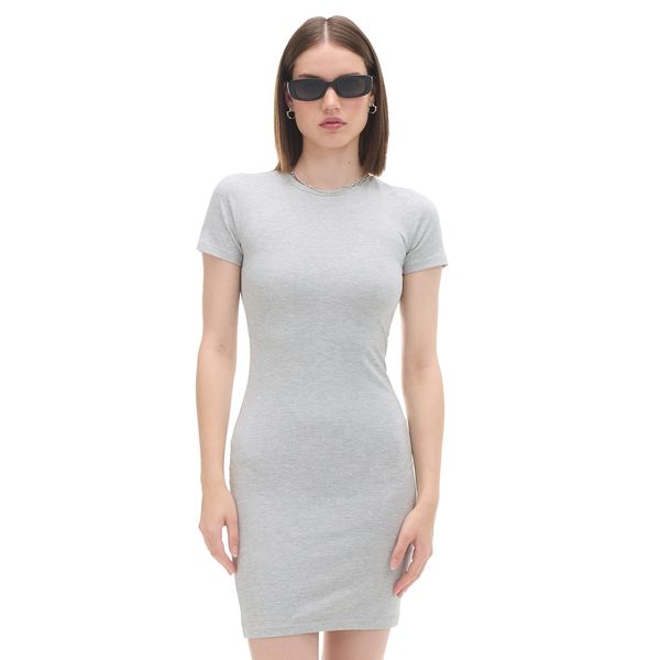 Cropp Cropp - Obična mini haljina - svijetlo siva