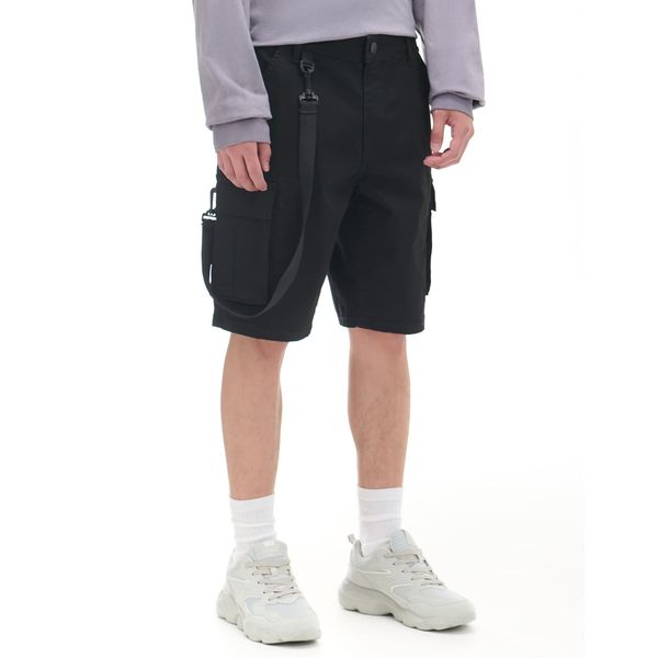 Cropp Cropp - Obične kratke hlače - crno