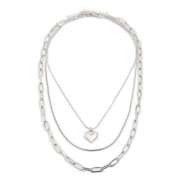 Cropp Cropp - Ogrlica s privjescima - srebrna