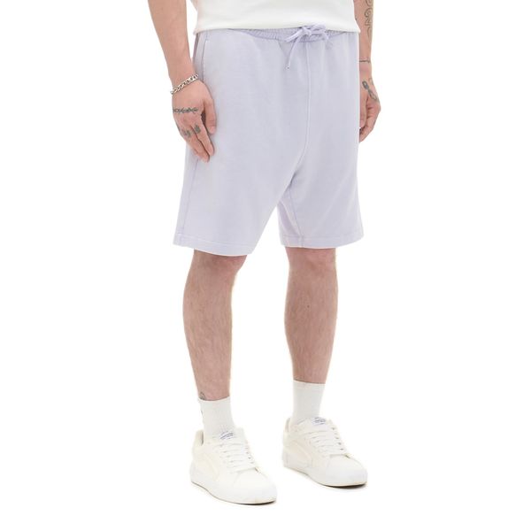 Cropp Cropp - Pamučne kratke hlače ispranog izgleda - boja lavande