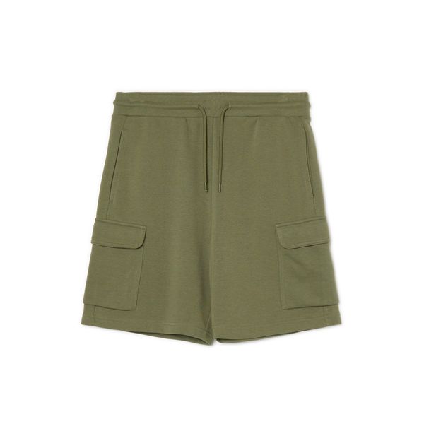 Cropp Cropp - Pletene kratke hlače - zelena