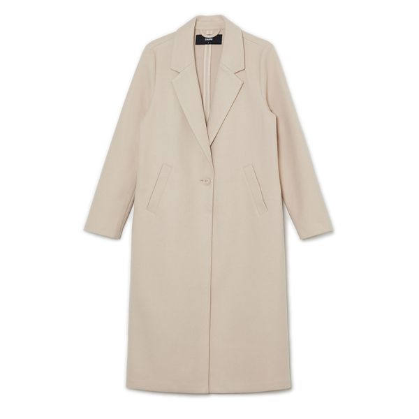 Cropp Cropp - Pleteni kaput - boja kože