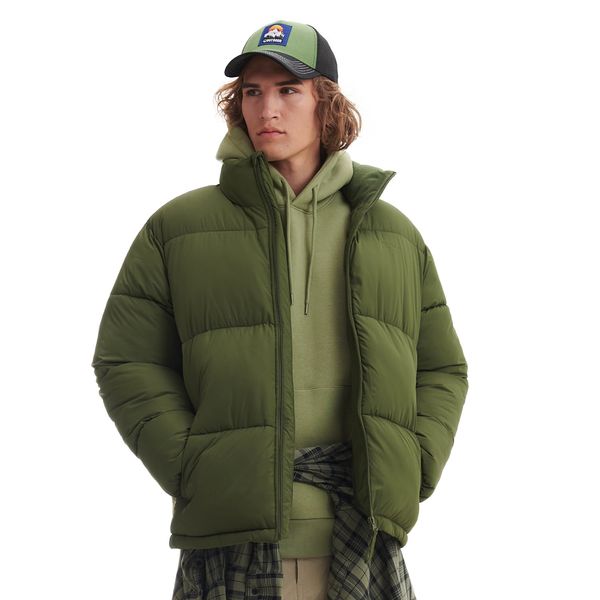 Cropp Cropp - Prošivena jakna - maslinasto