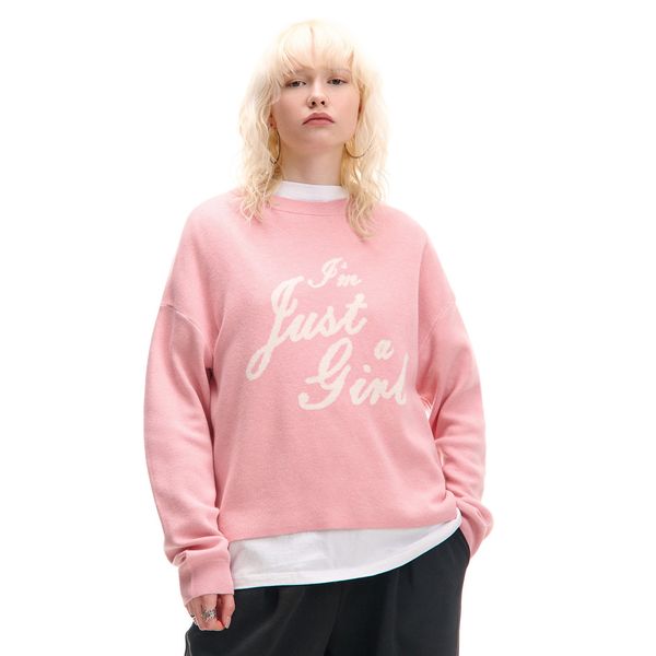 Cropp Cropp - Pulover za bebe - pastelnoružičasto