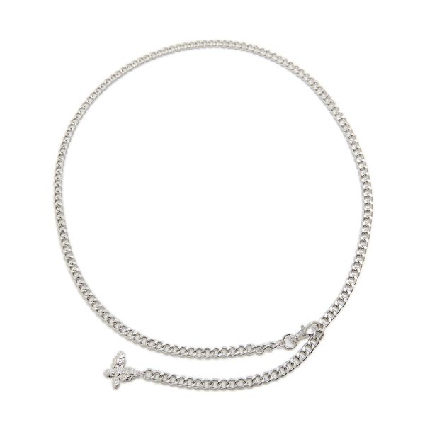 Cropp Cropp - Remen u obliku lanca - srebrna