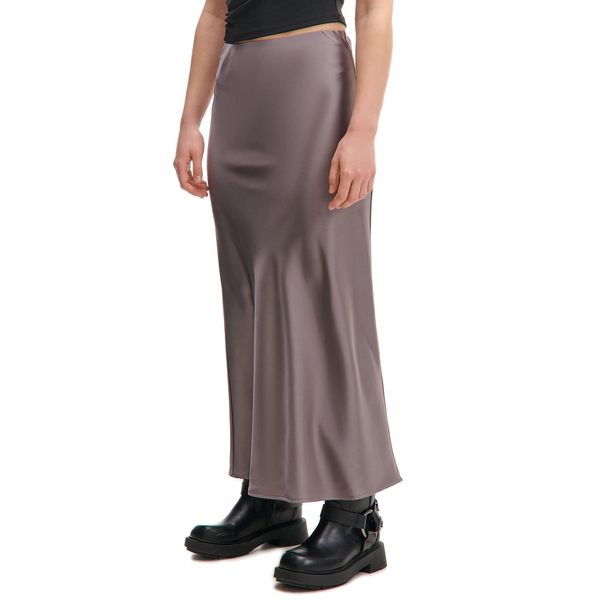 Cropp Cropp - Satenska suknja - tamnosivo