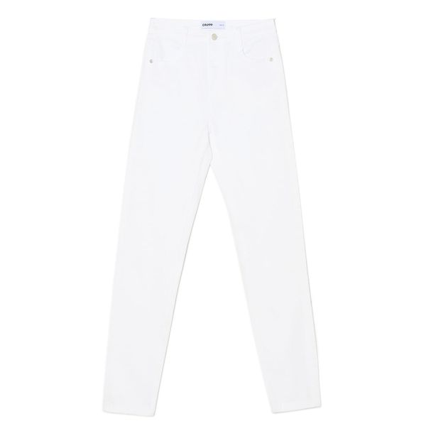 Cropp Cropp - Skinny traperice - bijela