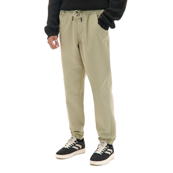 Cropp Cropp - Sportske jogger hlače - bljedozeleno