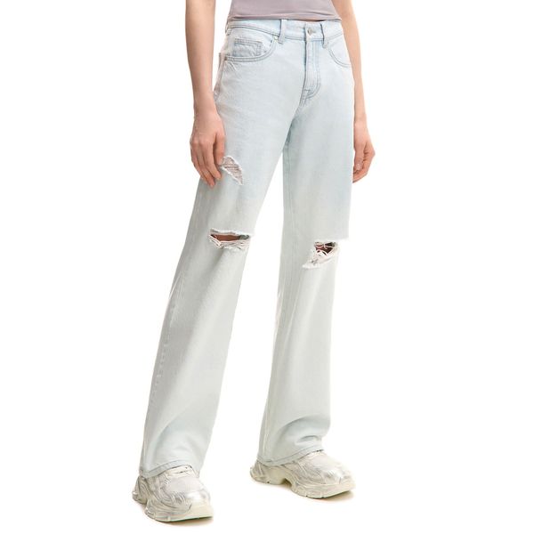 Cropp Cropp - Straight traperice - bljedoplavo