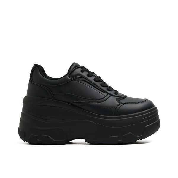 Cropp Cropp - Tenisice s visokim potplatima - crno