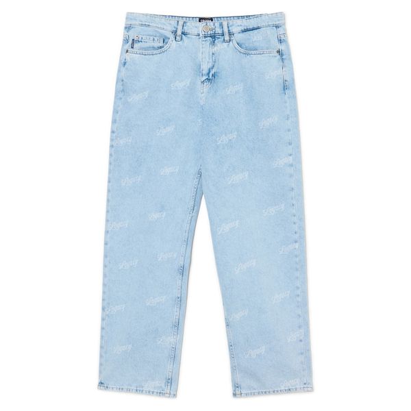 Cropp Cropp - Traperice sa širokim nogavicama - plava