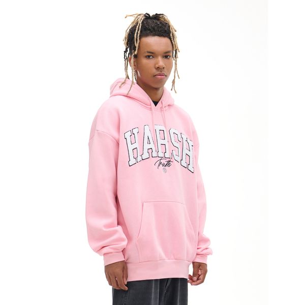 Cropp Cropp - Trenirka s aplikacijom - pastelnoružičasto