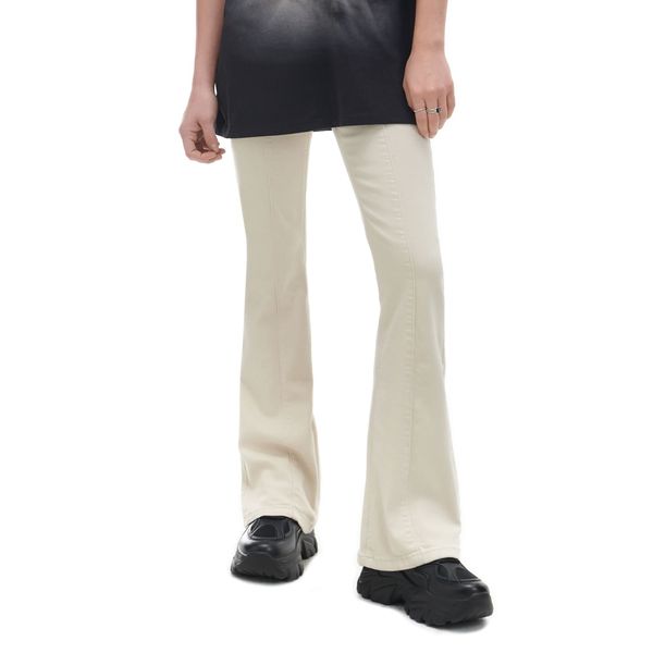 Cropp Cropp - Zvonaste hlače - boja kože